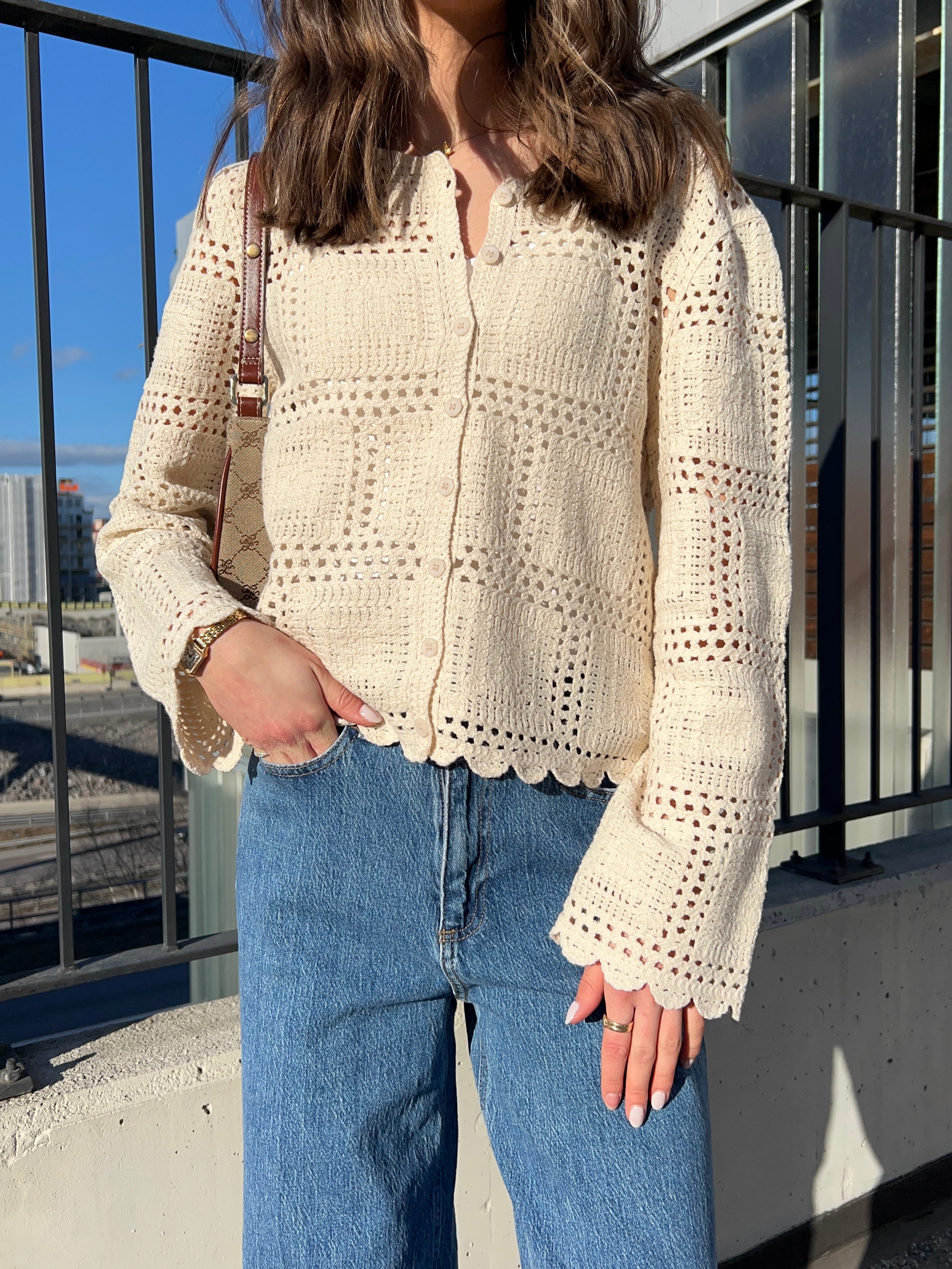 OBJORELLA Pullover - Sandshell